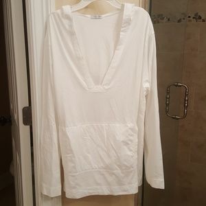 Calvin Klein swimwear white coverup large